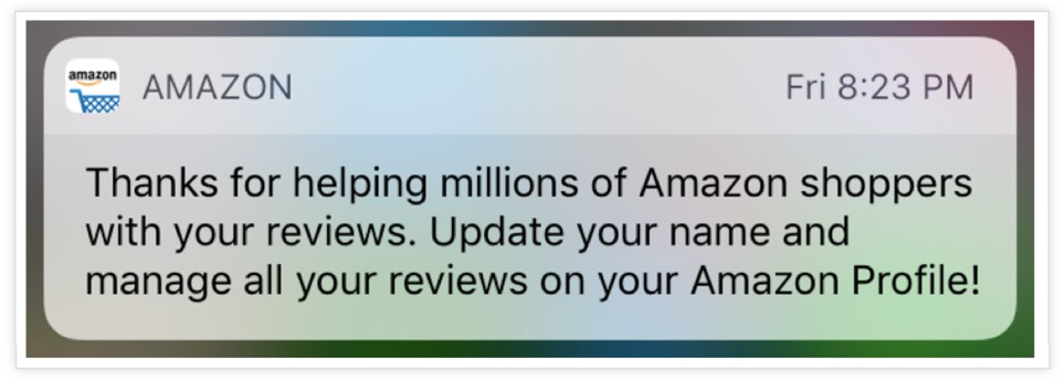 Amazon Push Notifications