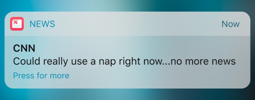 CNN Push Notifications