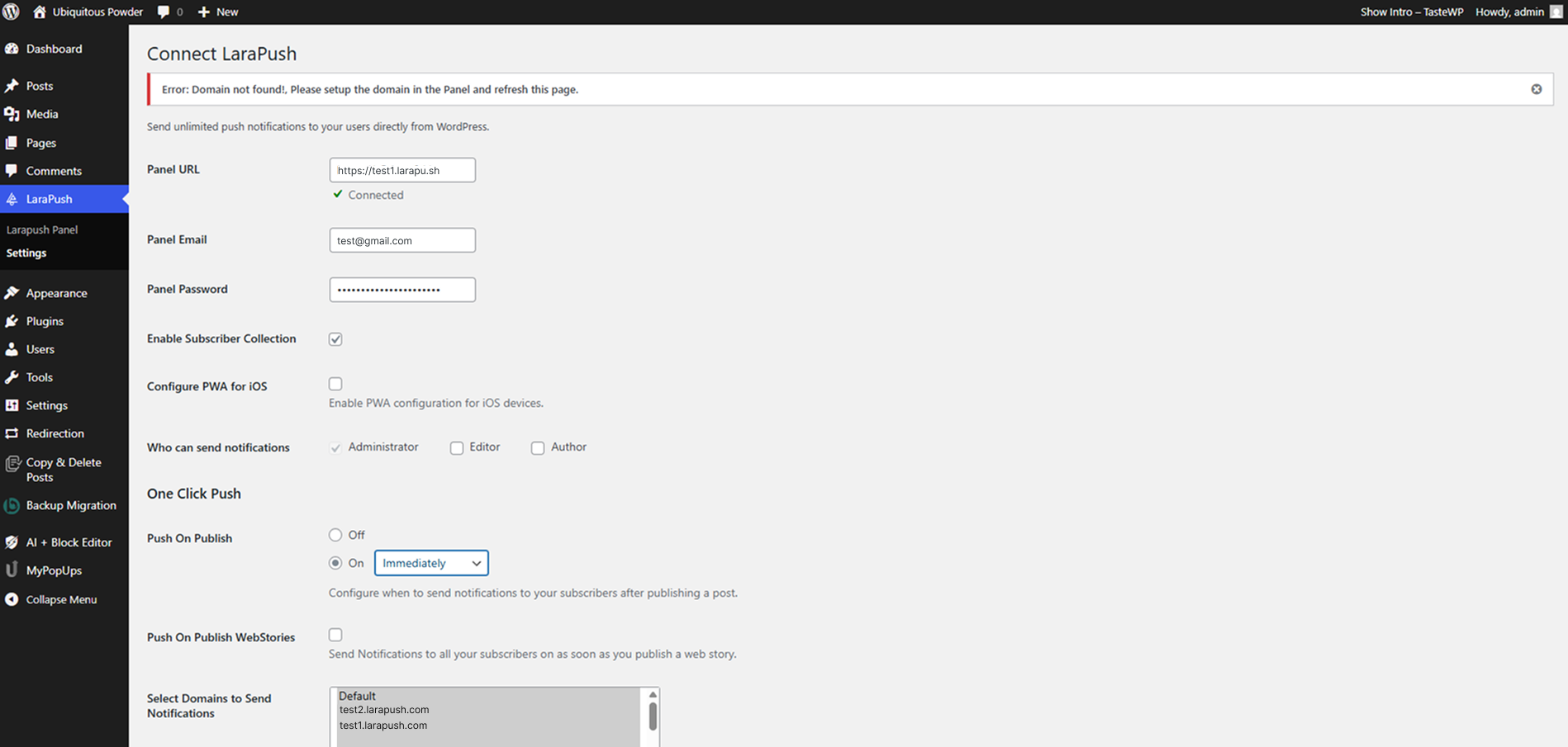 Push On Publish