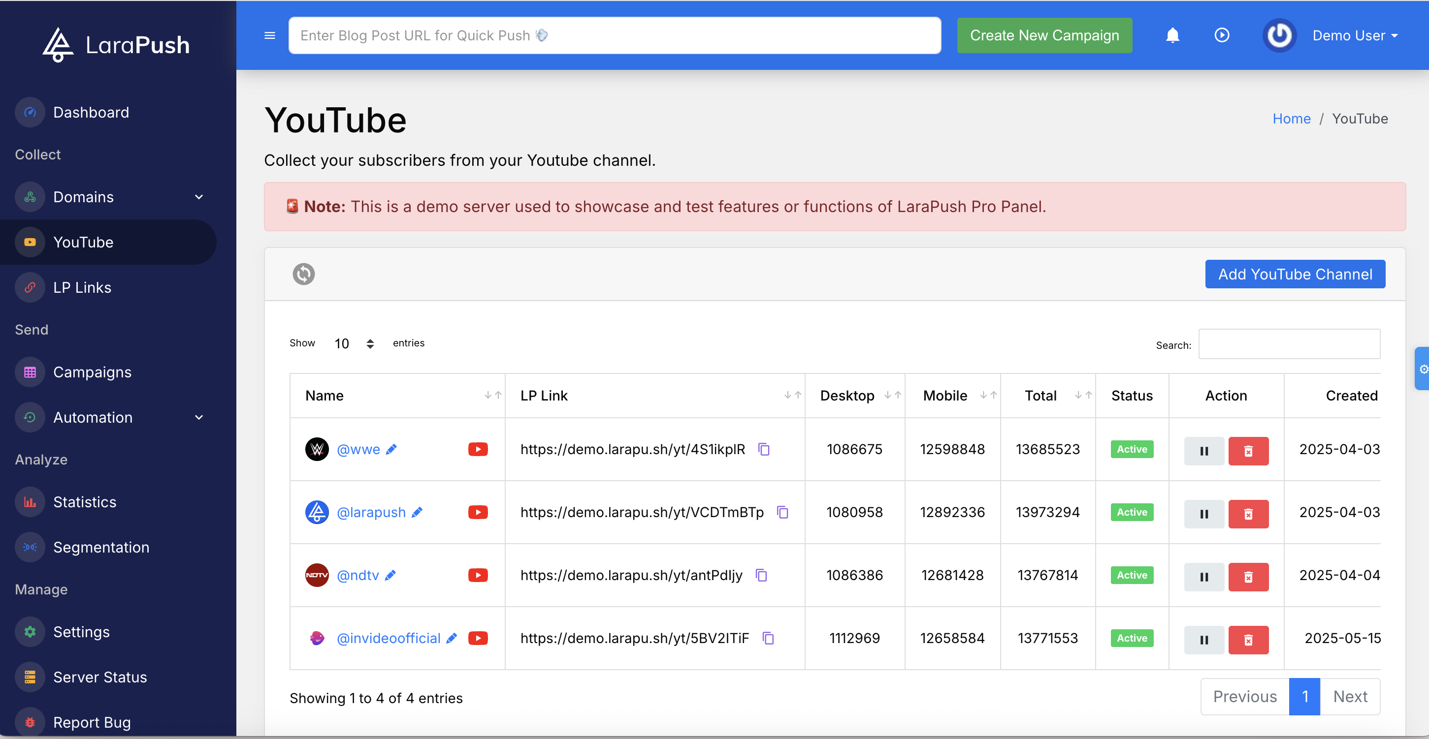 youtube-push